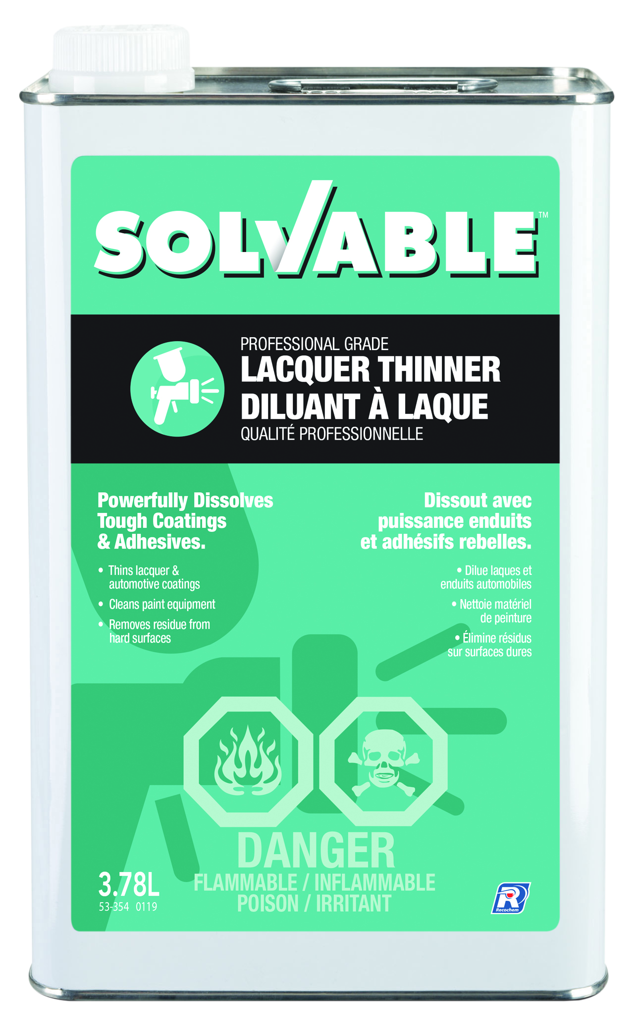 Diluant à laque soluble, 3,78 L